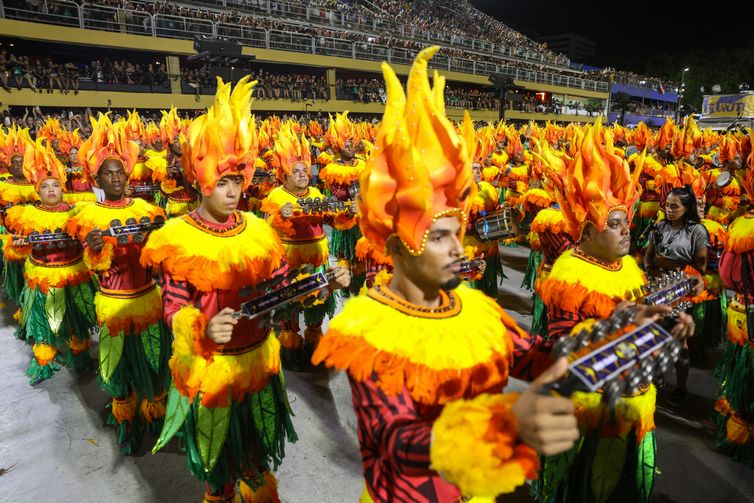 Rio de Janeiro (RJ), 04/03/2025 – Paraíso do Tuiuti desfila no terceiro dia de carnaval do grupo Especial na Marquês de Sapucaí, na região central do Rio de Janeiro. Foto: Tomaz Silva/Agência Brasil