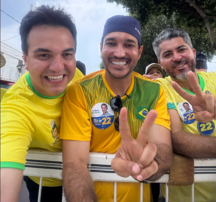 Prefeito Tony Pablo participa de carreata em apoio a Flávio Bolsonaro e reafirma aliança com Marcos Rogério e a bancada da direita em Rondônia